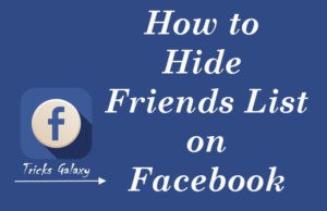 How to Hide Facebook Friends List